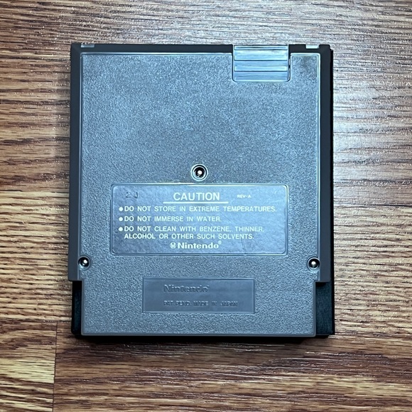 Nintendo Original NES - 1987 Wood & Water Rage Video Game & Storage Sleeve - Picture 3 of 3